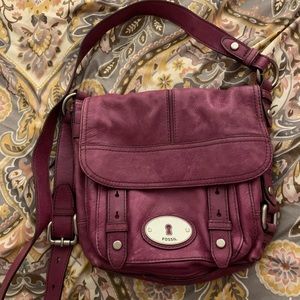 Fossil Leather Crossbody Purse